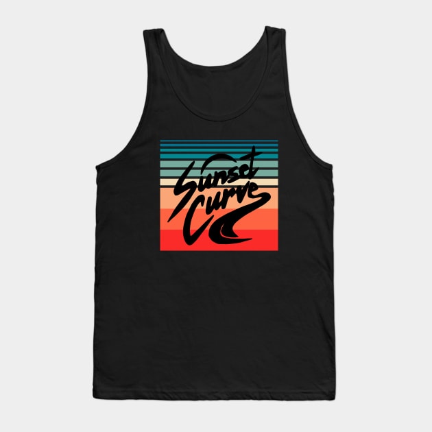 Julie And The Phantoms Sunset Curve Logo Tank Top by yazriltri_dsgn